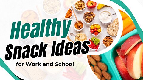 Organic and healthy snack ideas