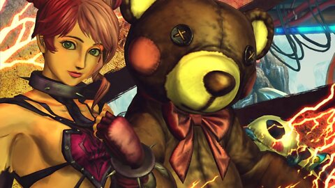 Street Fighter X Tekken: Kuma (Alternate Costume) Alisa vs Elena & Guy - 1440p No Commentary