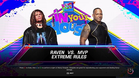 WWE 2k23 ExtremeRules Raven vs MVP