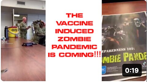 The vaccine induced zombie pandemic is coming!!!