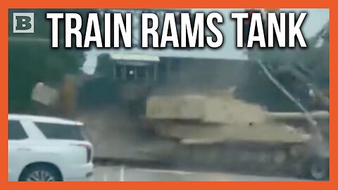 Whoa! Train Smashes into Semi-Truck Hauling a Tank