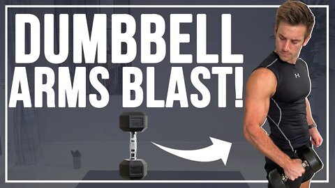 Dumbbell Arms Blast | Build Muscle in 20 Minutes at Home | #CrockFit