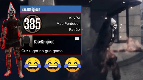 TRYHARD gringo todo BUGADO deu trabalho mas acabou chorando no final. Sessão de BAD SPORT!