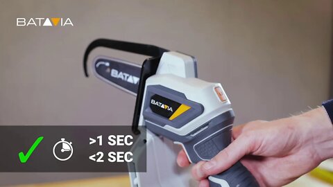 How to use the Nexxsaw safety button