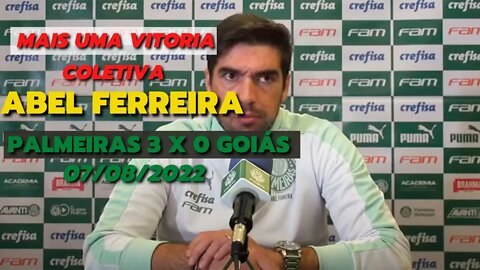 COLETIVA COLETIVA ABEL FERREIRA Palmeiras 3 x 0 Goiás | BRAILEIRÃO 2022