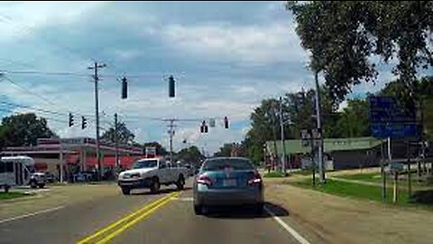 Google street view Timelapse. LA-25 N - Covington, Louisiana to Bogue Chitto State Park