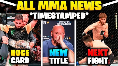 Everything You MISSED in MMA This Week! - UFC Weekly News Recap & Reaction (2023/09/15)