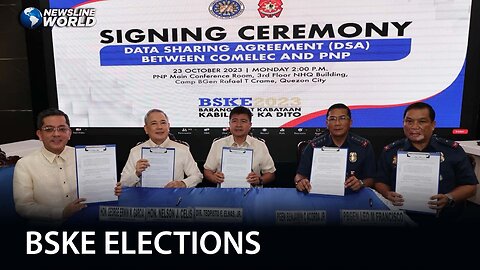 PNP, COMELEC sign data sharing agreement