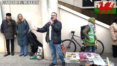 ☮️Speech 3 Student movements Shut it Down Cardiff Wales☮️