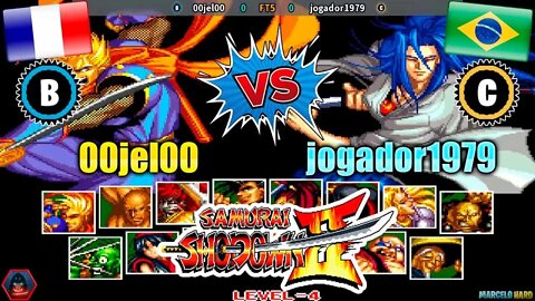 Samurai Shodown II (00jel00 Vs. jogador1979) [France Vs. Brazil]