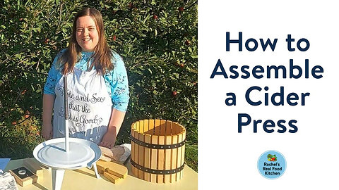 How to Assemble a Cider Press 🍎 | Put Together a Squeeze Master Fruit Press with Me!