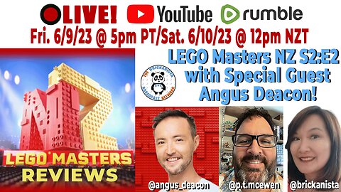 Lego Masters NZ Season 2 Episode 2 Review with Special Guest, Angus Deacon!!!