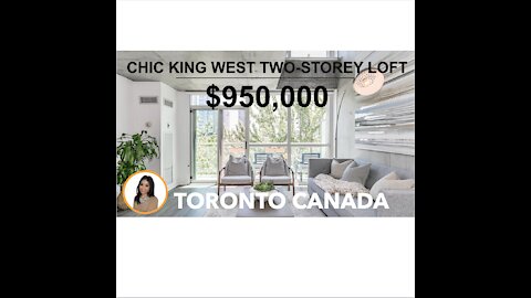 954 King Street West #507. Chic King West Village Loft. Best rated Toronto real estate agents