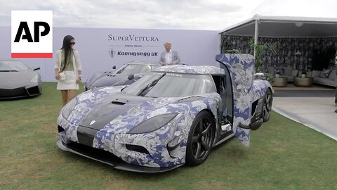 Wallpapered supercars and VIP vans at Blenheim Palace motor show