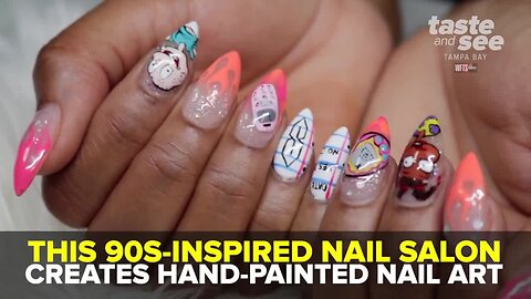 This 90s-inspired nail salon offers hand-painted nail art | Taste and See Tampa Bay