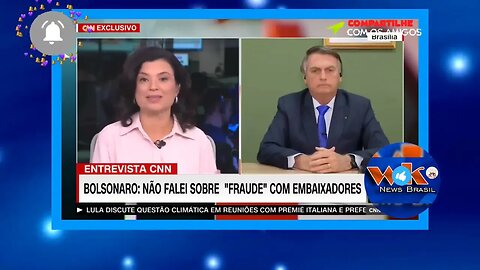 Em entrevista à CNN, Bolsonaro diz não ter acesso à íntegra de processo e cita Nicarágua e Bolívia