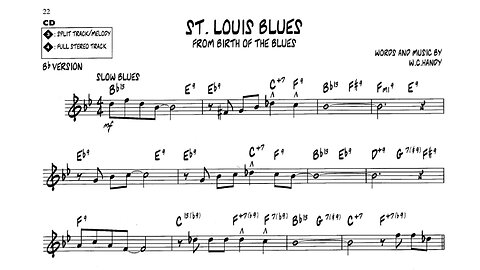 [EXCERTOS DE JAZZ] (Blues) - St. Louis Blues, Solo e Play-along