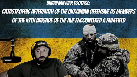 Ukraine War Footage: Catastrophic Aftermath of the Ukrainians Encountering a Minefield