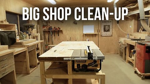 Cleaning Dust Off The Woodshop (AND CHANNEL?)