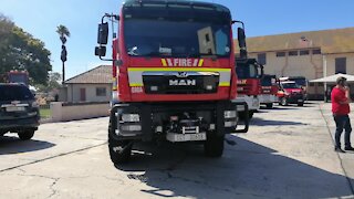 SOUTH AFRICA - Cape Town - City of Cape Town's new fire and rescue vehicles (Video) (ER6)