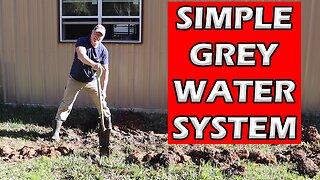 Simple Grey Water System Installation