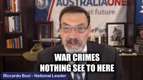 Riccardo Bosi - War Crimes - Nothing See To Here - 9/17/24..