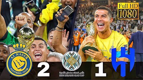 Ronaldo Angry revenge match | 2024 Arab Club Champions Cup Final | HD~ Arabic Commentary