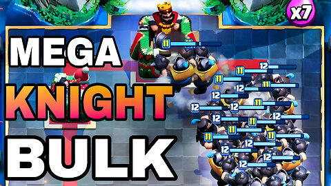 "🤯 CHAOS ENSUES! Bulk Mega Knights in Clash Royale"