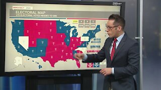 Latest look at the Electoral map with Biden ahead in Georgia