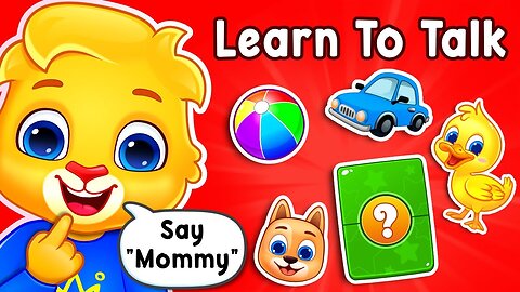 Baby Learning First Words _ Learn to Talk For Babies _ Toddler Videos & Songs