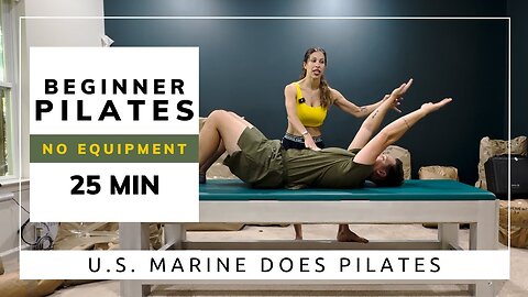 Mat Pilates for Back Pain | U.S. Marine Does Pilates | Beginner Pilates