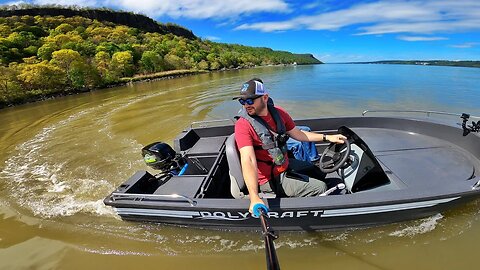 Polycraft 410 Challenger Sea Trial powered by Elco EP-20 Electric Outboard Engine