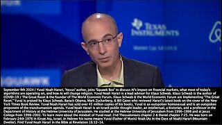 Yuval Noah Harari | "You, Have Now Sold 65 Million Books. It's a Remarkable Situation." - Squawk Box | "A.I. Is a Not a Tool In Our Hands. It Is An Agent. It Has a Potential to Change Every Area, Finance, Military, Religion." - 9/