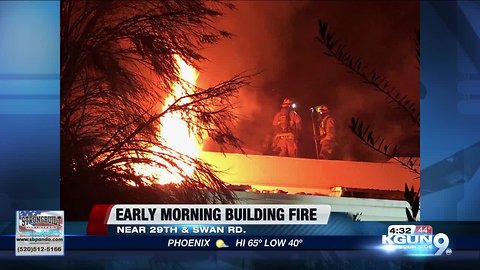 TFD puts out early morning abandoned building fire