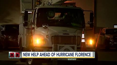 Duke Energy linemen leaving to face Hurricane Florence