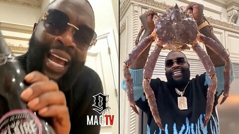 "Imma Boil U" Rick Ross Buys 10 Pound King Crab To Eat! 🦀