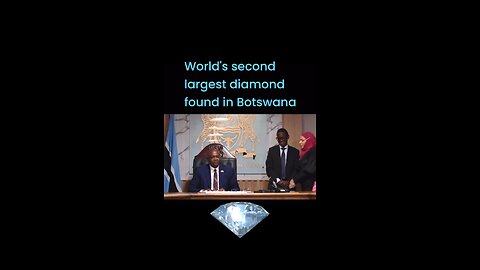 World's second largest diamond found in Botswana. #lioneyenews