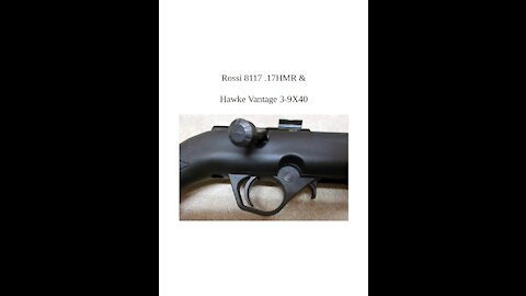 Rossi 8117 (En+Fr), .17HMR : Unboxing + 100m shot