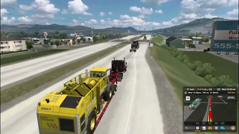 #shorts Move Big Machine to Pocatello in American Truck Simulator - highlight