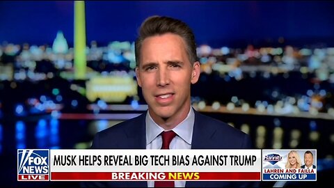 Sen Josh Hawley: Big Tech Is Back To Its Old Tricks