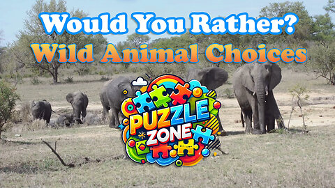 Would You Rather: Wild Animal Choices 🦁🐘