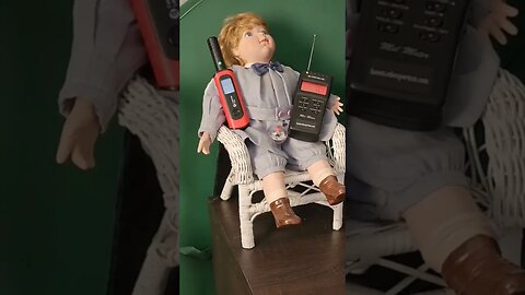 Haunted Doll Distorts Audio During 1st Session. #HauntedDoll #haunted #creepy #paranormal #shorts