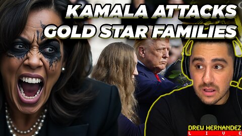 KAMALA HARRIS ATTACKS GOLD STAR FAMILIES