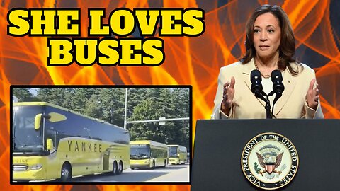 Kamala Harris Buses in People from Massachusetts to Her New Hampshire Rally