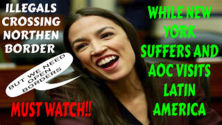 ILLEGALS IN NEW YORK STATE GIVEN GREEN LIGHT TO ROAM FREE WHILE AOC IS MIA MUST WATCH