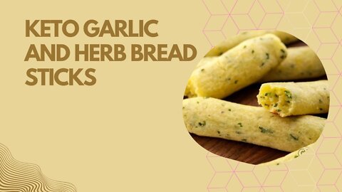 Keto Garlic & Herb Bread Sticks