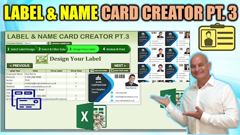 Learn How To Create & Save Any Label & ID Card Into A Template [Label Creator Part 3]