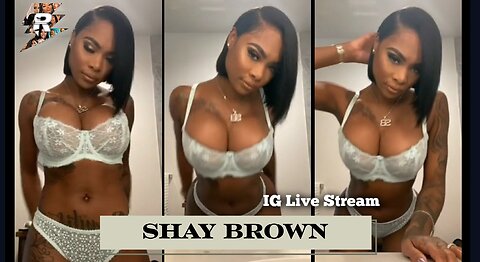 Shay Brown dancing in bra and panties