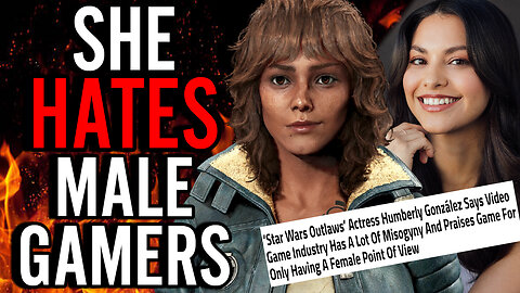 Star Wars Outlaws Actress Calls Gamers MYSOGINISTS!! No More WHITE Men In Star Wars!!