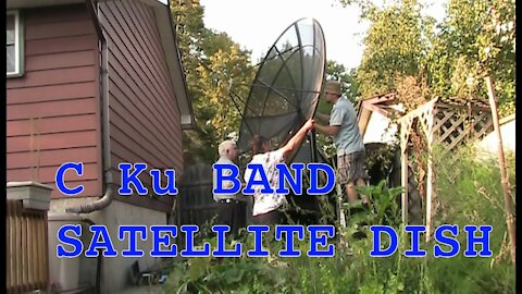 Setting up a C Ku Band Satellite Dish Part 2 Dish, LNB, Actuator setup